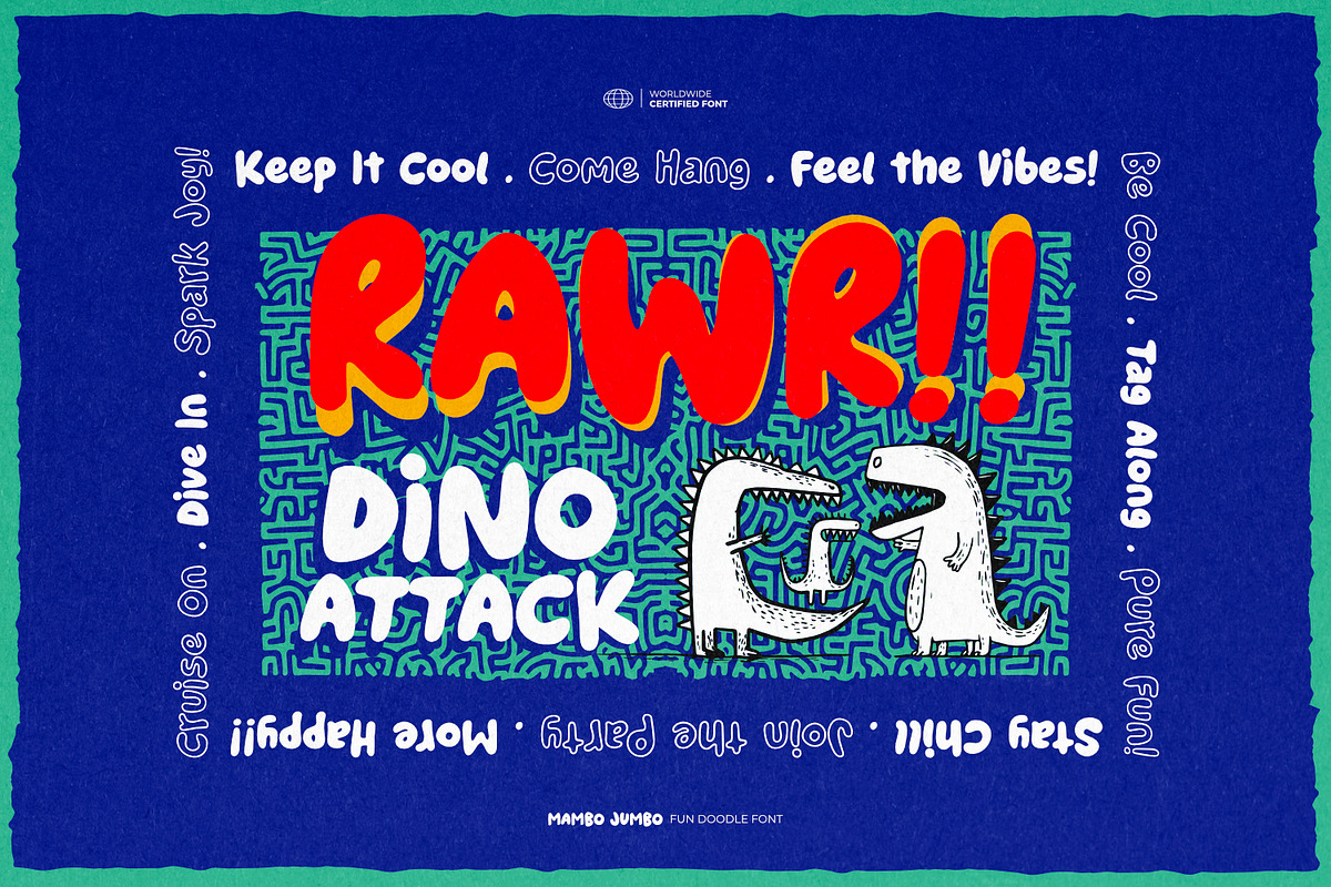 Mambo Jumbo - Fun Doodle Font, a Handwritten Font by ikiiko (Photo 4 of 7)