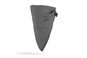 Black Face Wrap Bandana 3D Model, an Object 3D Model by rebrandy (Thumbnail 4 of 9)
