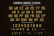 Wooden Bridge - Vintage Display Font, a Serif Font by PutraCetol Studio (Thumbnail 8 of 11)