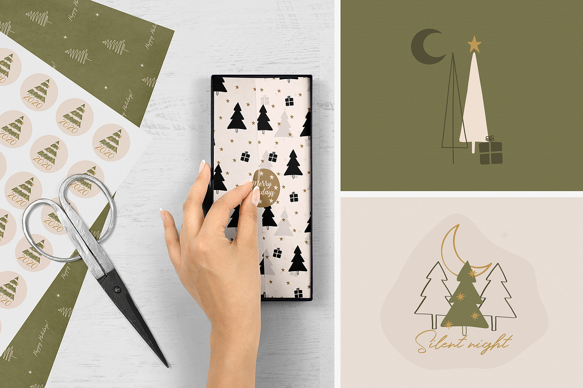 Scandinavian Christmas Trees & More, an Illustration by amber&ink (Photo 4 of 6)