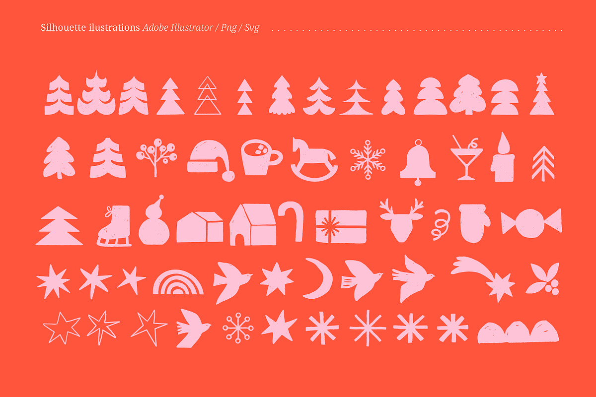 Season of Sparkle, Christmas Doodles, a Decorative Illustration by Marish (Photo 10 of 16)