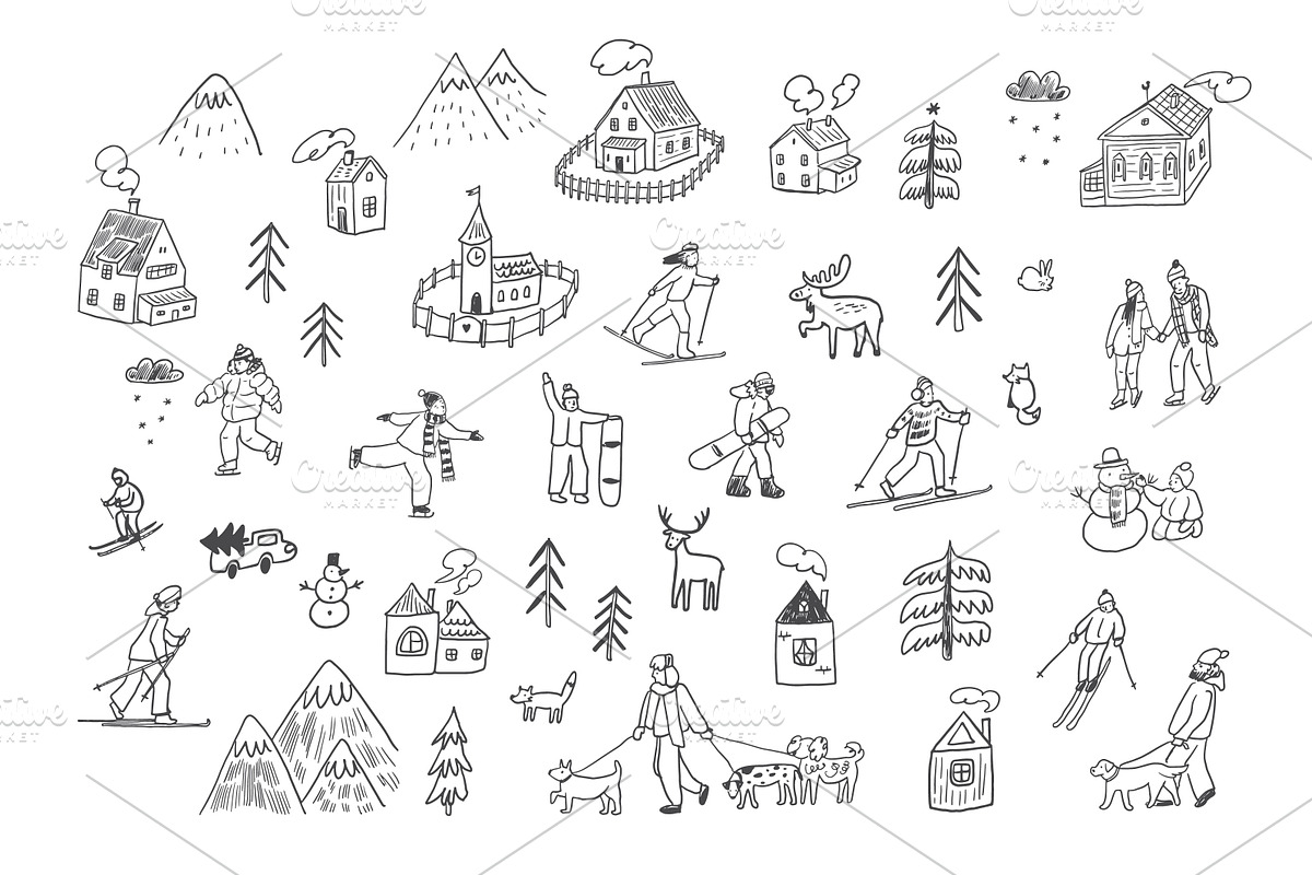 Winter, a Pattern Graphic by GooseFrol (Photo 8 of 8)