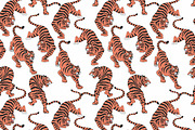 Crouching Tiger, a Pattern Graphic by Elona Laff (Thumbnail 2 of 5)