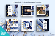 INDIGO Instagram Template Set, a Social Media Template by Vintage To Vectors (Thumbnail 3 of 5)