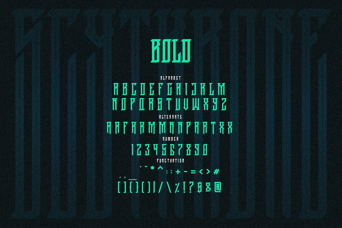 GRVS Scythrone Font, a Font by GRVS Studio (Photo 3 of 5)