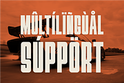 Raceday - Sports Condensed Font, a Sans Serif Font by Pian45 Studio (Thumbnail 7 of 8)