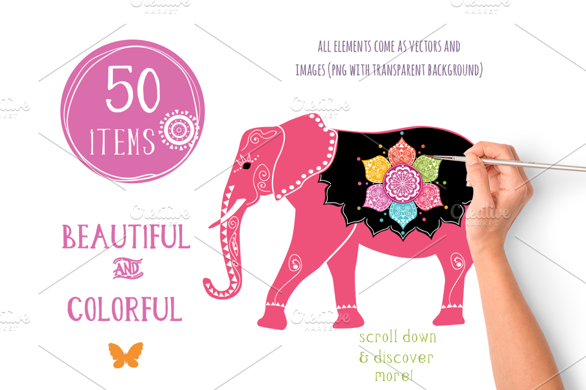 Playful Summer – Colorful Bohemian, an Illustration by Friendly Label (Photo 2 of 6)