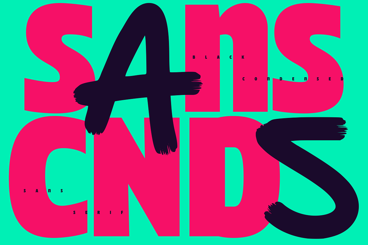 AZ High Black | A Pairing Font Duo, a Sans Serif Font by azetypestudios.com (Photo 4 of 17)