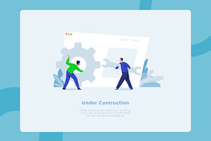 Under Contruction Illustration