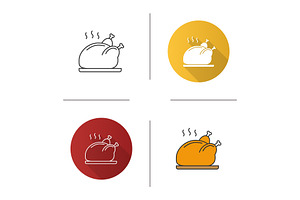 Grilled Whole Chicken Icon