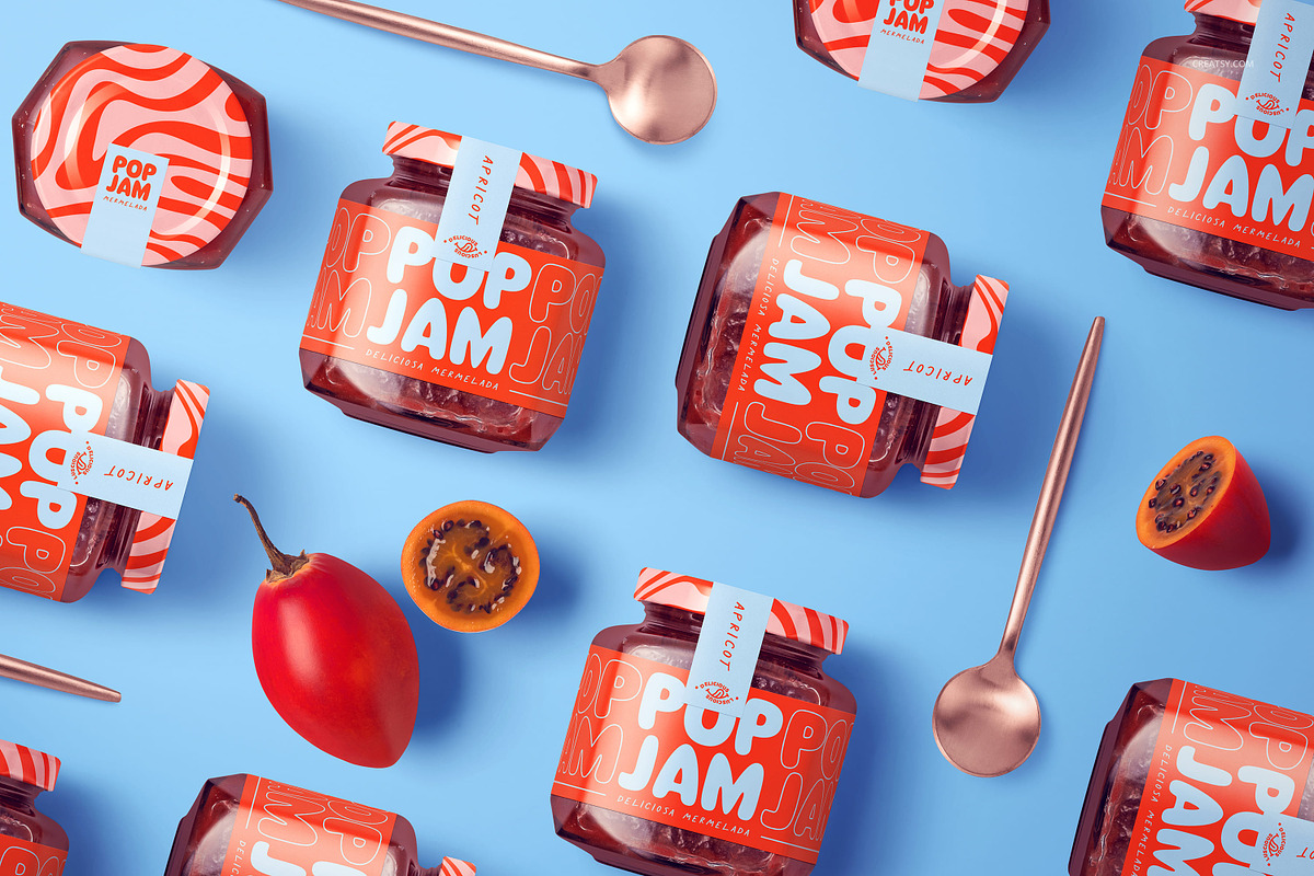 Jam Jar Mockup Bundle, a Cups & Container Mockup by creatsy5 (Photo 64 of 65)