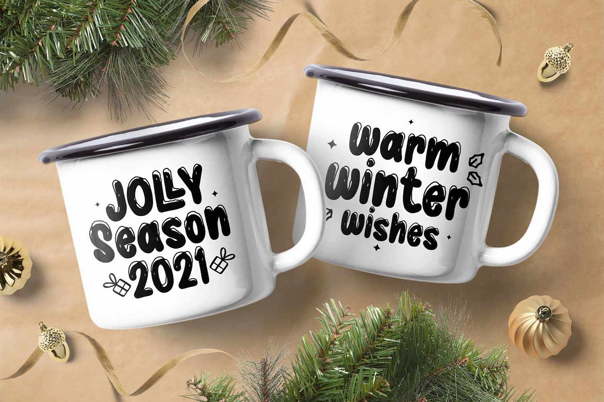 Balls Snowing Font, a Script Font by Runsell Studio (Photo 2 of 5)