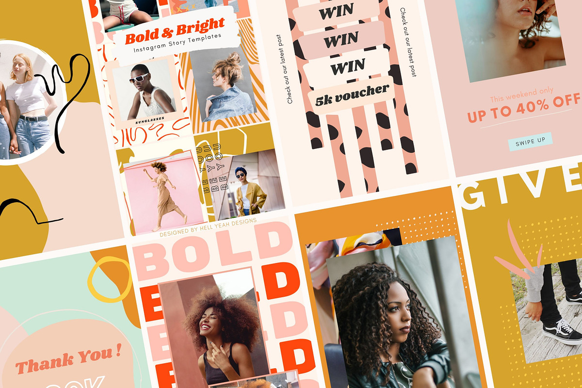 Bold & Bright Branding Starter Kit, a Branding & Logo Template by Hell Yeah Designs (Photo 18 of 18)