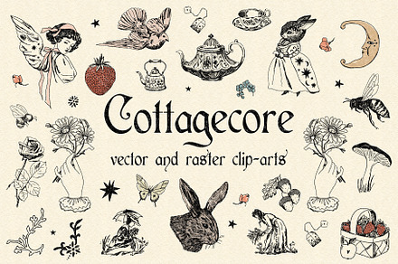 Cottagecore Bundle, an Object Graphic by Annie Konst