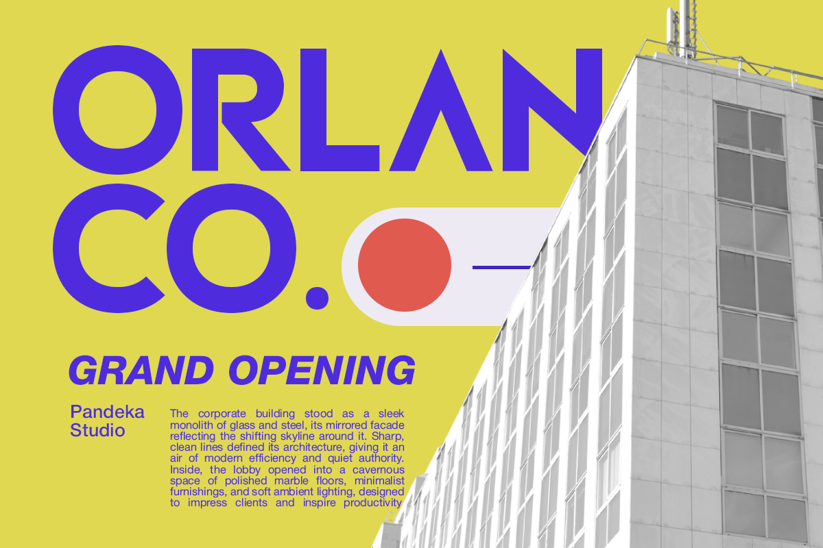 Corpoa - Modern Branding Sans, a Sans Serif Font by Pandeka Studio (Photo 4 of 9)