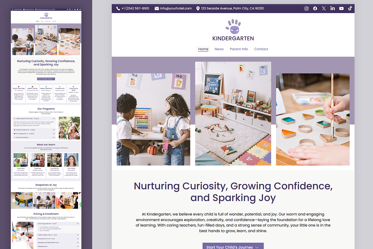 Kids Daycare - Wix Studio Website, a Wix Template by Kitteeh (Photo 10 of 11)