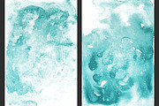 Teal Galaxy India Ink Backgrounds, a Texture Graphic by M. by mprintly (Thumbnail 3 of 6)