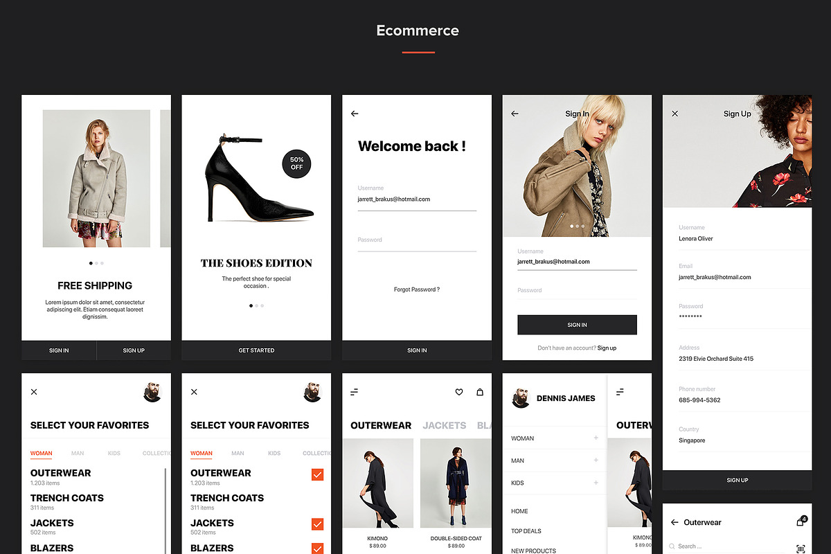 Mocha Mobile UI Kit, an App Template by hoangpts (Photo 6 of 6)