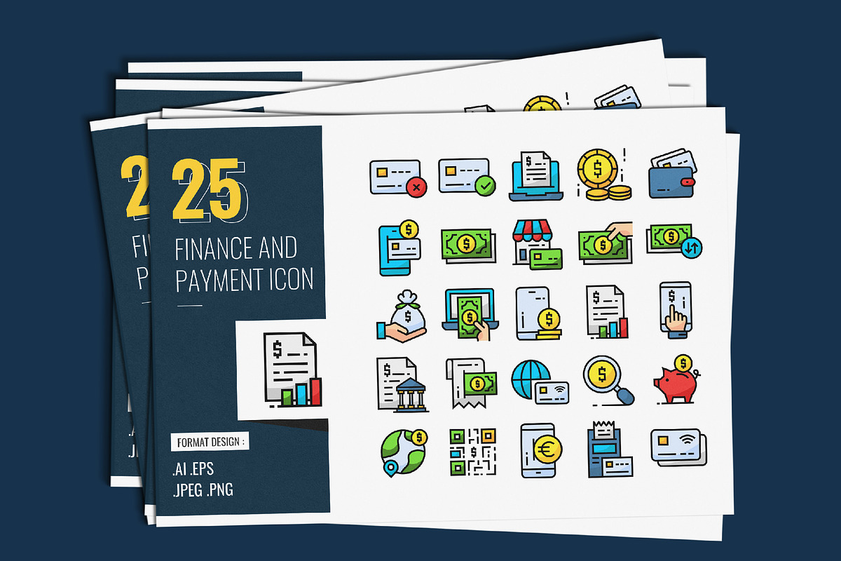 Finance and Payment Icon Design, a Duotone Icon by shin_std