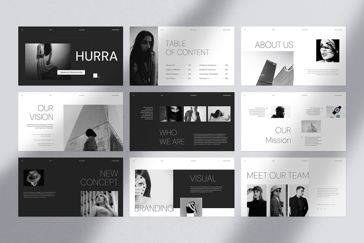 Minimalist Presentation Template preview 5