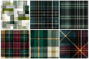 Emerald Green Tartan Plaid Pattern, a Texture Graphic by CitraGraphics (Thumbnail 2 of 8)