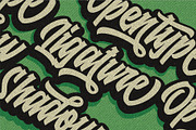 Raydric Script + Shadow outline, a Script Font by HanzelSpace Studio (Thumbnail 2 of 9)
