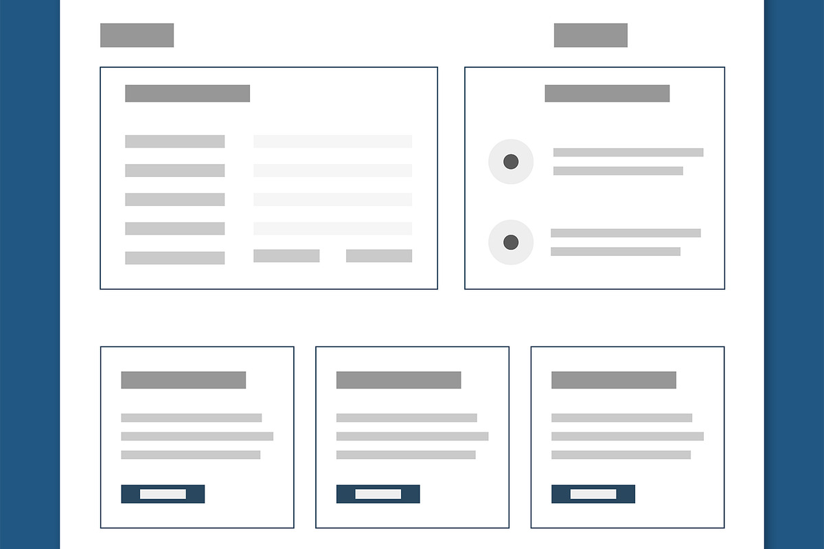 Website Wireframe Design Services, a Wireframe Template by MightyDesign (Photo 3 of 9)