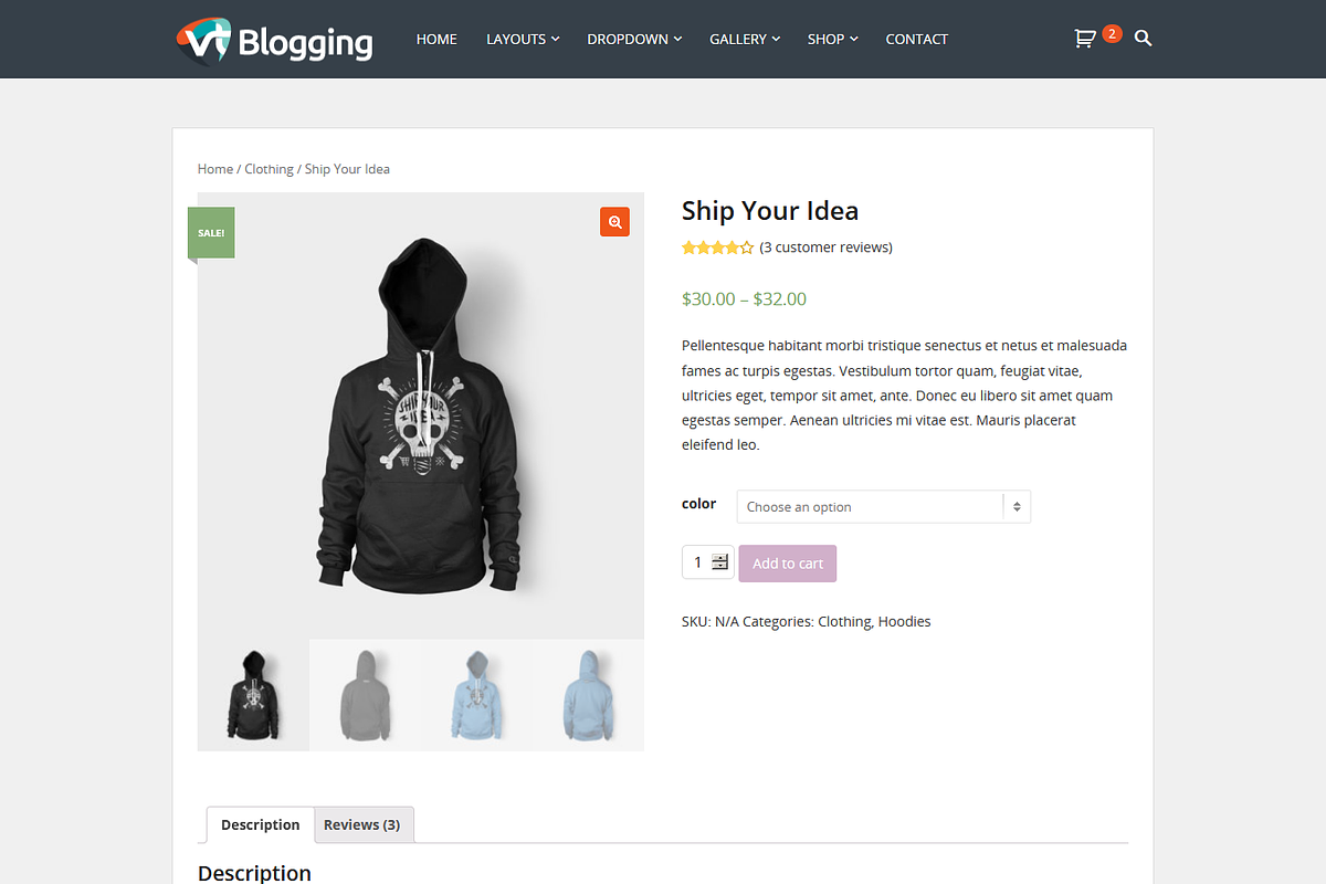 VT Blogging Pro WordPress Theme, a WordPress Template by VolThemes (Photo 6 of 7)