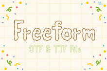 Freeform | Hand drawn font