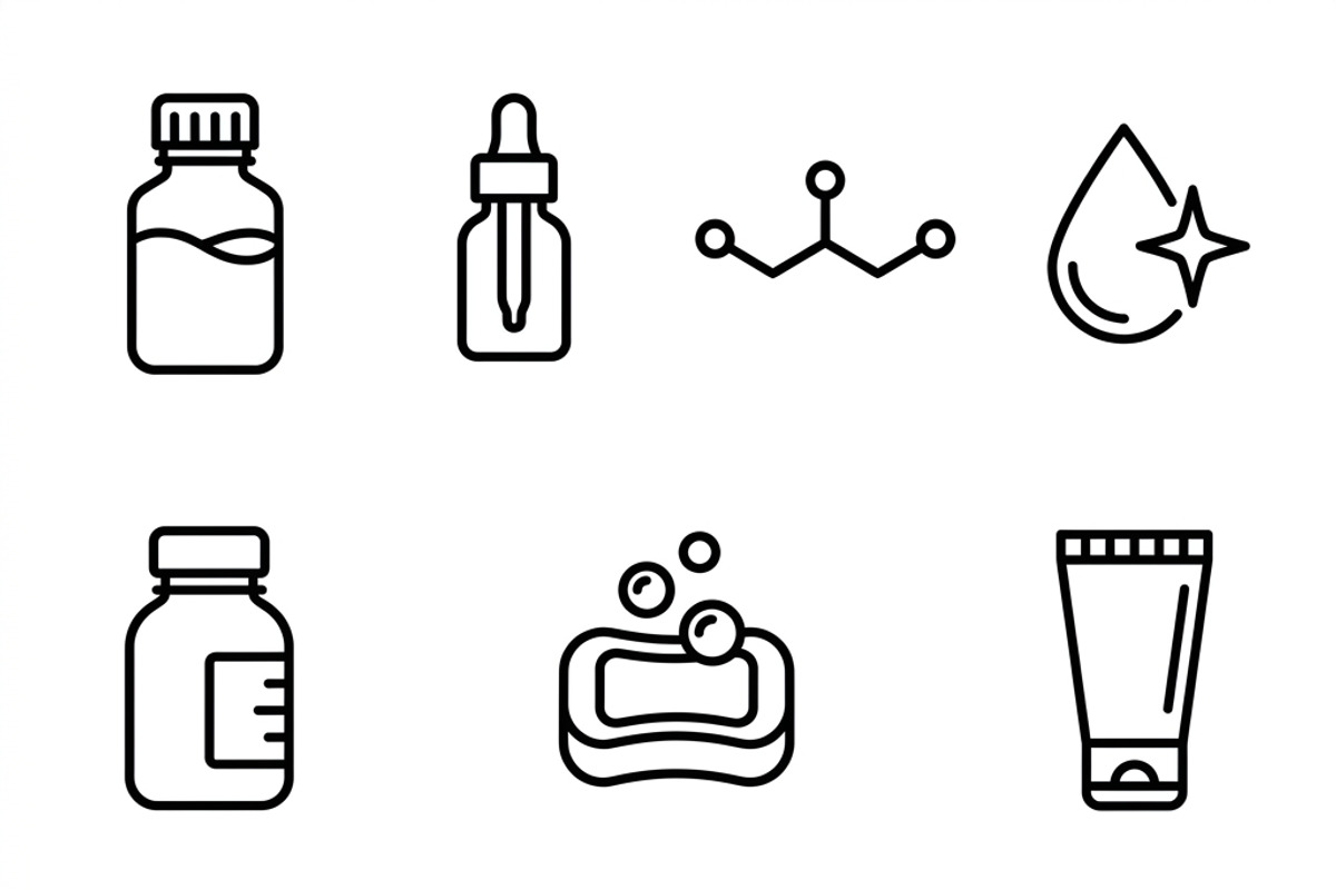 Bundles Soap Making Outline Icons, an Outline Icon by adenpinkstore (Photo 4 of 17)