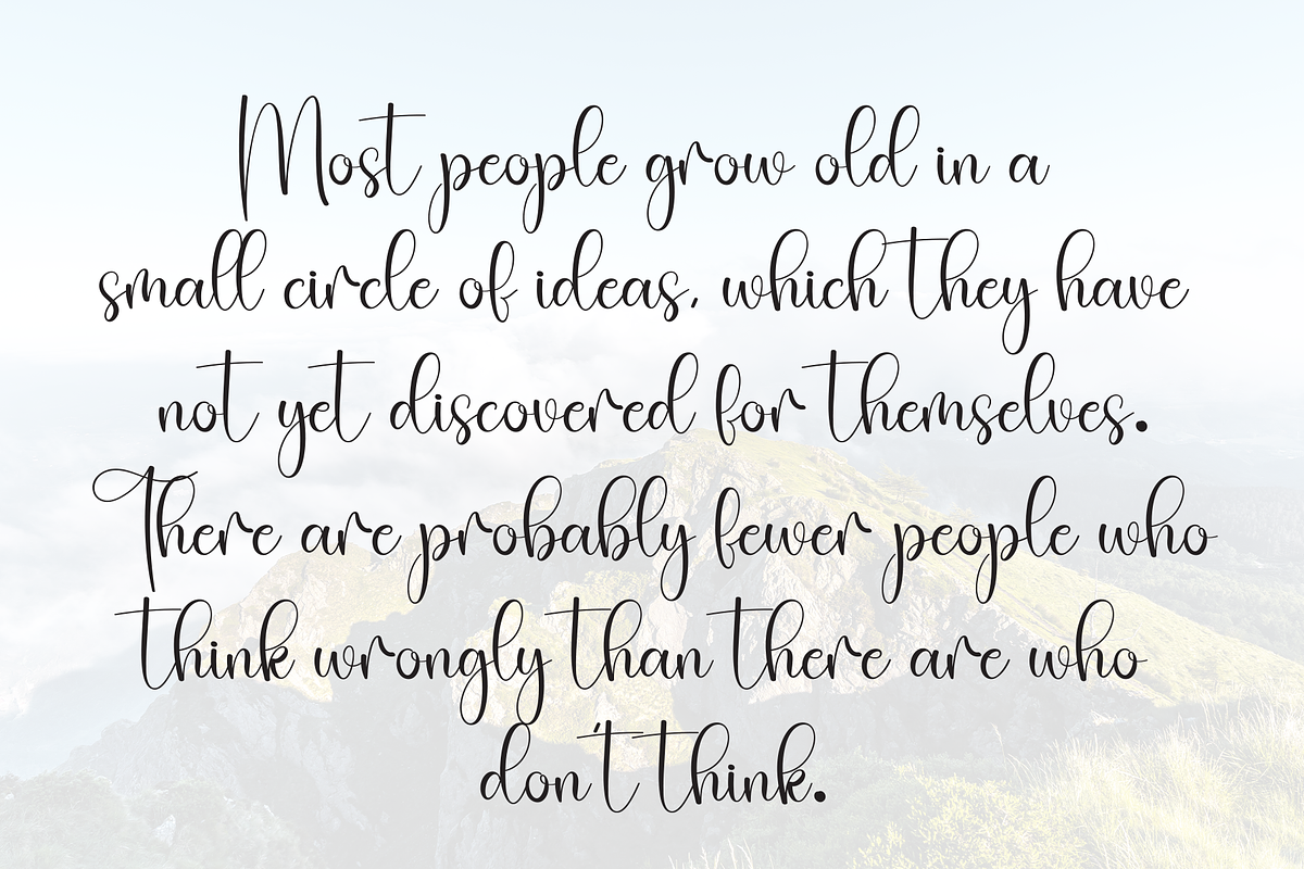 Monday | Script Font, a Handwritten Font by Scratchones (Photo 6 of 9)