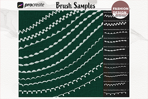 61 Home Embroidery Stitch Brushes