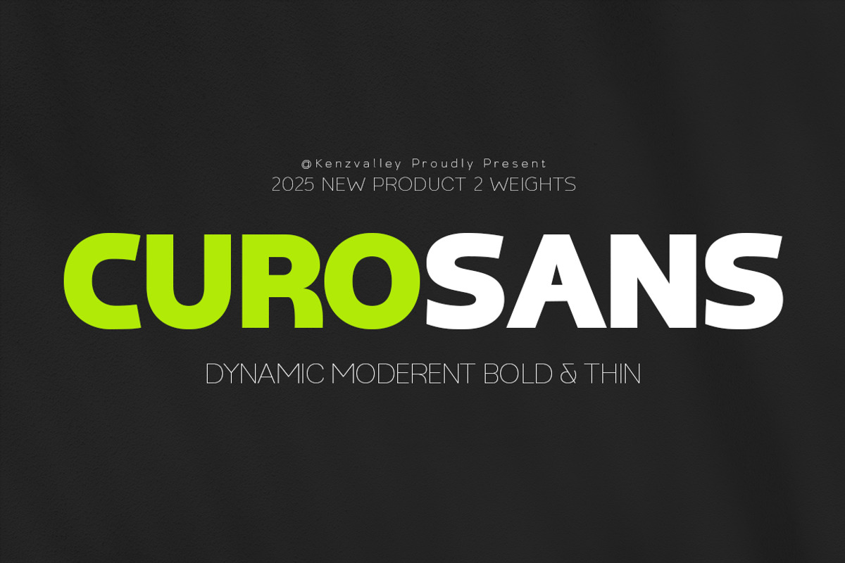 Curo Sans, a Sans Serif Font by Kenzvalley (Photo 1 of 8)