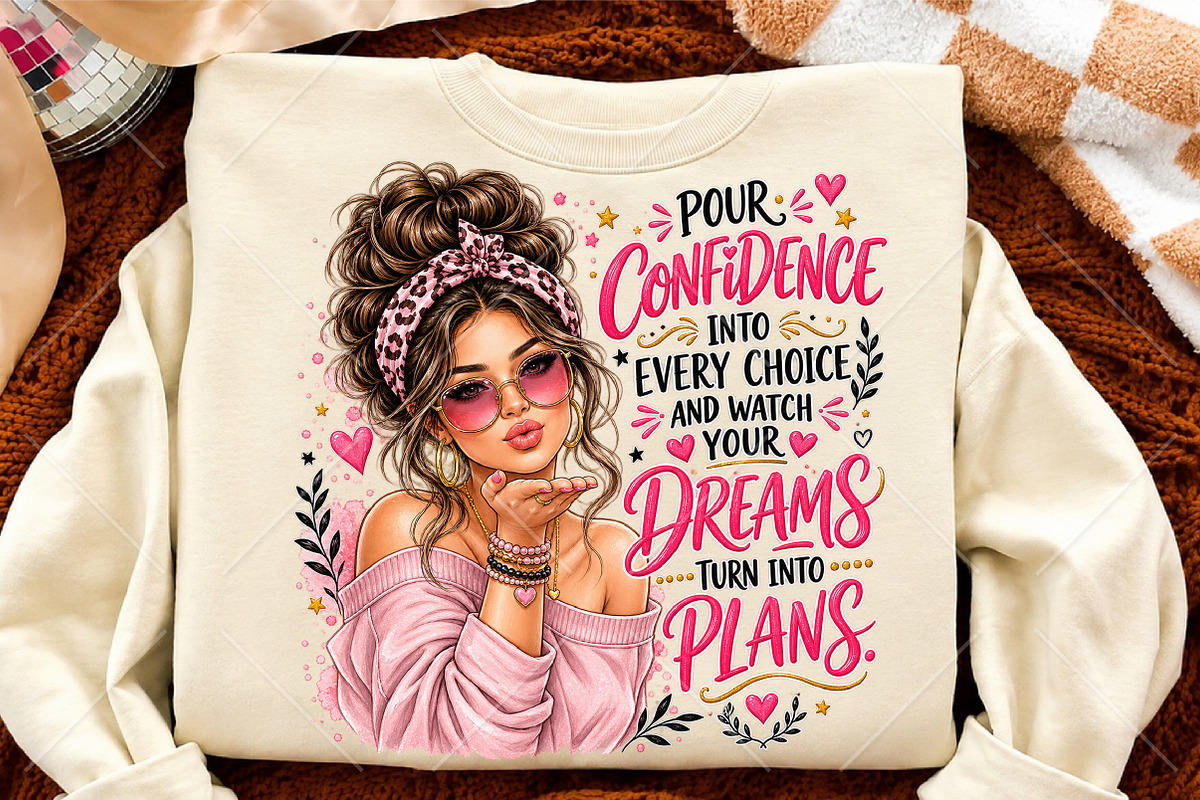 Pour Confidence Pink Leopard Messy, a Seasonal Illustration by Canvas Craft (Photo 4 of 6)