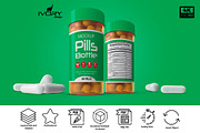 Pills Bottle, a Cups & Container Mockup by rogeriomarcos (Thumbnail 1 of 5)
