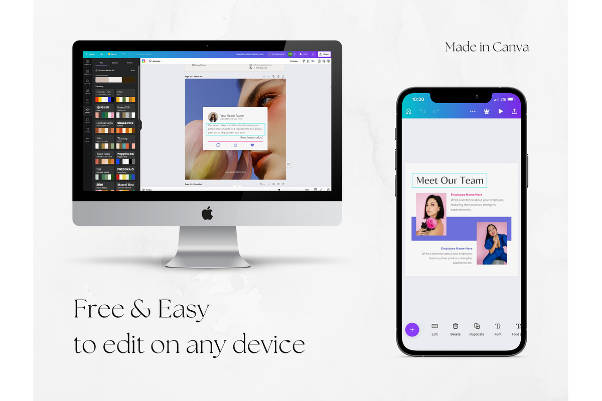 300 Color MakeUp Social Media BUNDLE, a Social Media Template by PatternLab. (Photo 8 of 9)