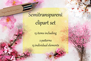 Sakura Garden Watercolor Set, an Illustration by PaperAndCrayons (Thumbnail 2 of 5)