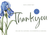 Highest Bluebell Natural Handwritten, a Script Font by stylishtype.co (Thumbnail 20 of 20)