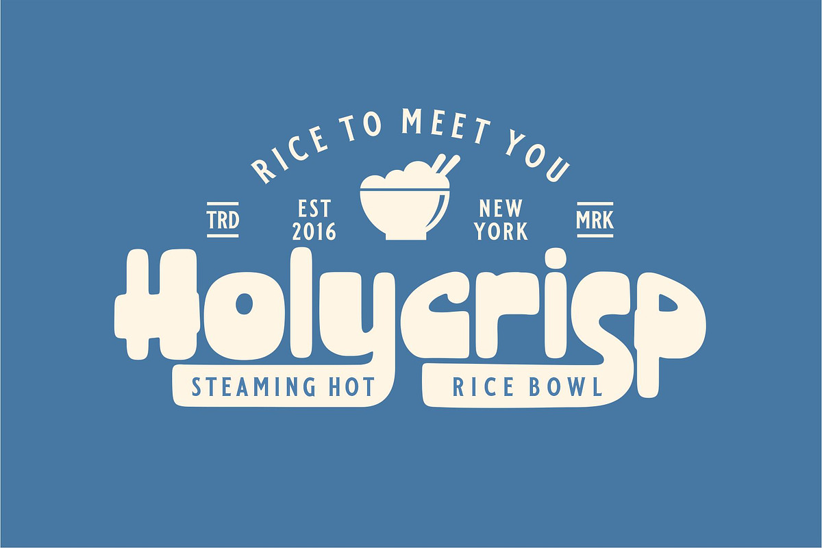 HOLYCRISP – GROOVY PLAYFULL DISPLAY, a Sans Serif Font by Havinkpen (Photo 2 of 16)