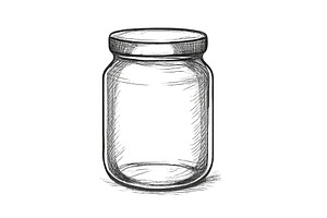 Empty glass jar on a white, a Food Illustration by ZinetroN