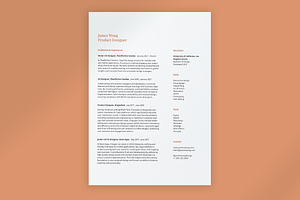 Creative Resume Template, a Resume Template by Cassandra Cappello