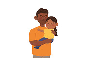 Father and Child Moments Vector, a Person Illustration by CreartiveDesign (Thumbnail 7 of 10)
