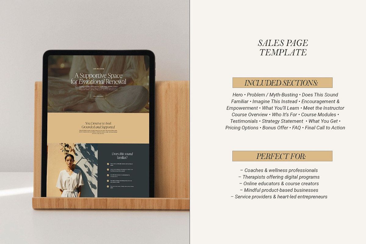 Sales Page Website Template, a Squarespace Template by 3.14&Co (Photo 5 of 11)
