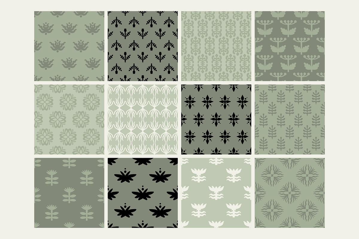 FLORAL MOTIFS | Graphic collection, an Illustration by katieromanoff_art (Photo 7 of 10)