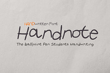 Handnote - Ballpoint pen handwriting