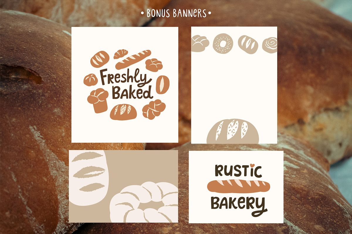 Bakery illustrations & patterns, a Food Illustration by Alenkakarabanova (Photo 11 of 12)