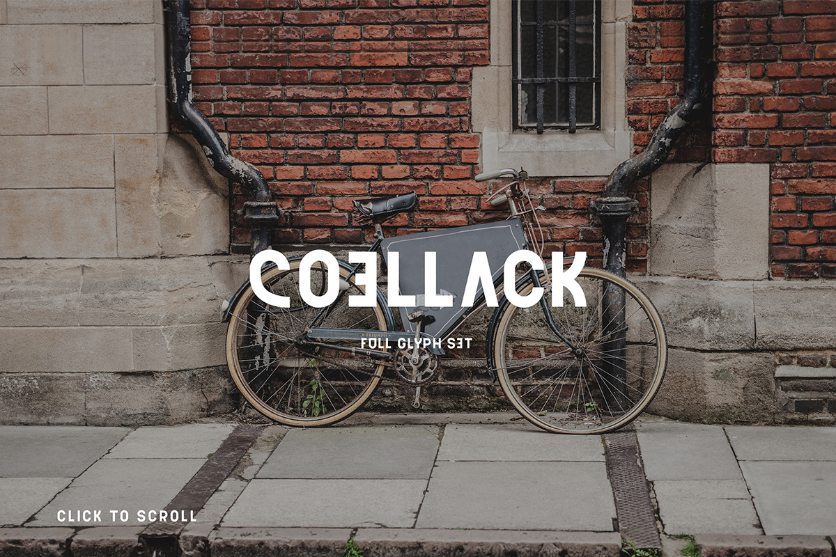 Coellack Typeface preview 5