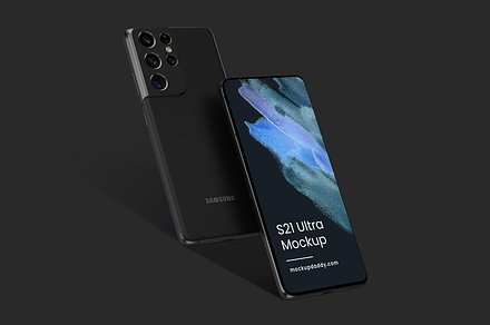 Galaxy S21 Ultra Mockup, an Android Mockup by Mockupdaddy