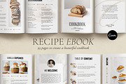Cookbook / Recipe eBook for Canva, a Magazine Template by Wildnun Studio (Thumbnail 1 of 20)
