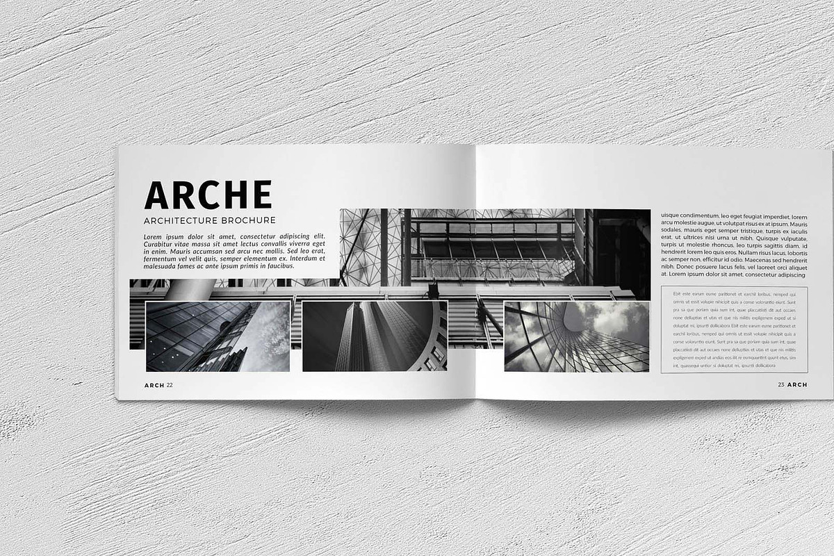 A5 Architecture Brochure, a Brochure Template by New Lines (Photo 3 of 12)